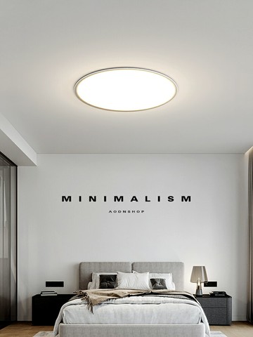 1cm超薄led吸頂燈臥室燈現代簡約圓形創意餐廳房間燈北歐極簡燈具
