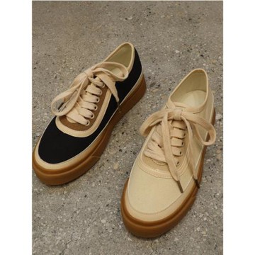 小池在首爾2023春季新款圓頭舒適休閑平底簡約系帶學生減齡低幫鞋