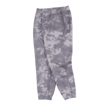 日單秋冬保暖加絨衛褲休閑扎染水洗做舊男裝休閑運動衛褲