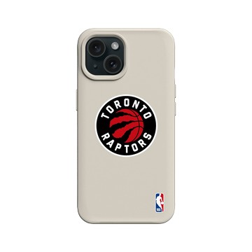 iPhone 15 SolidX 貝殼灰 - NBA - Logo-多倫多暴龍 Toronto Raptors