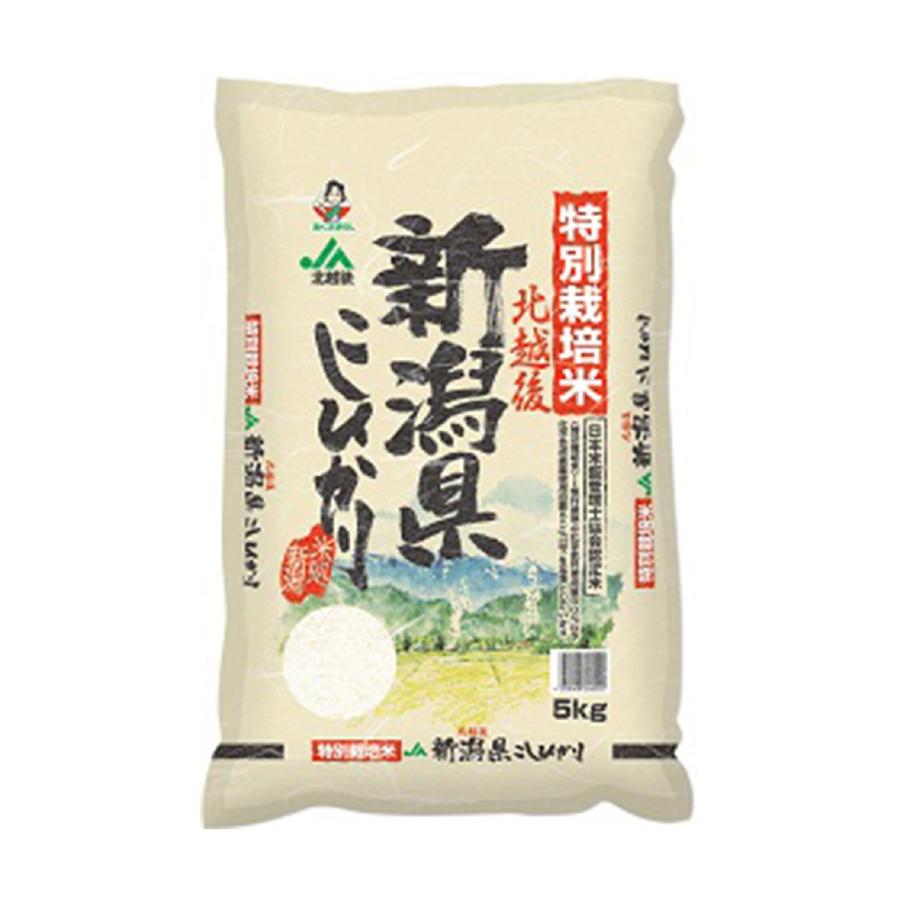 新潟 JA北越後産 特別栽培米コシヒカリ 5kg    送料無料(北海道・沖縄・離島は配送不可)