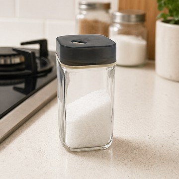 三用旋轉玻璃調味罐-100ml