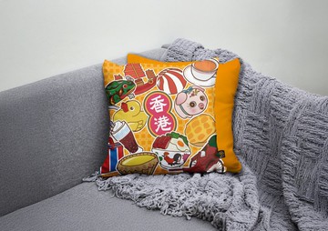 【懷舊香港 - 香港地】 靠墊套/咕𠱸套/腰枕套丨Amazing Studio