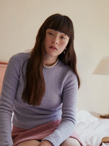 Baby Short Knit Top_Blue