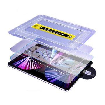 LANS 鑽石級 透明玻璃保護貼 高透玻璃貼 附貼膜神器 秒貼款 適用 iPad Pro M4 13吋 2024版