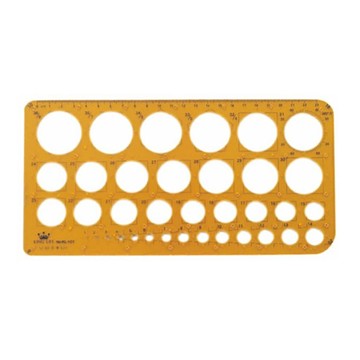 【 徠福 】KING LIFE 圓形定規(鉛筆、針筆兩用) / 片 KL-101