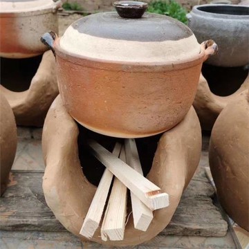 手工泥火爐網紅特大小號火爐子老式碳火爐柴火爐陶瓷砂鍋爐子套裝