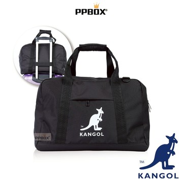 KANGOL 袋鼠 可插掛行李旅行袋 限定款 【65558709】 時尚 手提包 法棍包 防潑水行李袋 包包 日韓穿搭