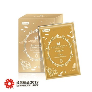 夢幻秘境系列 胜肽薔薇賦活絲羽面膜 10入/盒