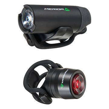 MERIDA 美利達 USB充電前後燈組 A2127000041 黑色 自行車燈  1組
