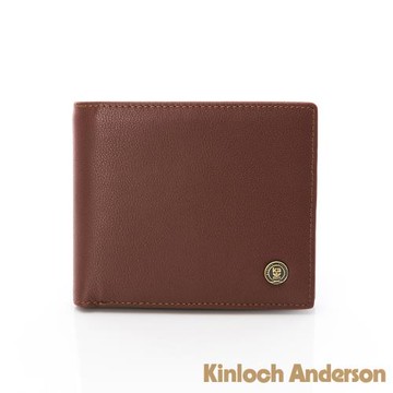 【金安德森】George 左右翻基本短夾-咖啡色