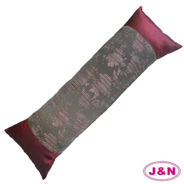 【J&N】剪影緹花長抱枕(紅 橘色任選1入)