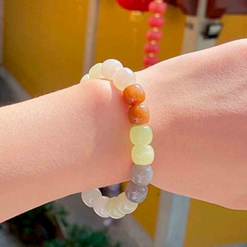 手串 手鍊 手環 和田玉手鍊 老型珠手鍊 氣質手鍊 多寶手串 玉手環 玉石手串 佛珠手鍊 避邪手鍊 保平安 禮物 190