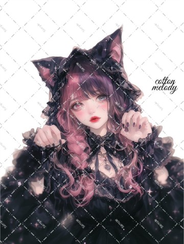 original sticker no.5793 人物貼紙 原創貼紙 人物貼紙 女孩貼紙 原創人物貼紙