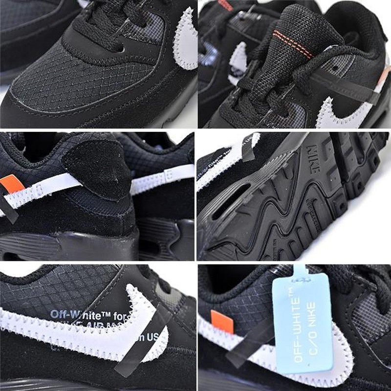 ナイキ オフホワイト エアマックス 90 トドラー THE 10:NIKE AIR MAX 90(TD) OFF-WHITE  black/white-cone-black bv0852-001 キッズシューズ スニーカー 子供靴 | LINEショッピング