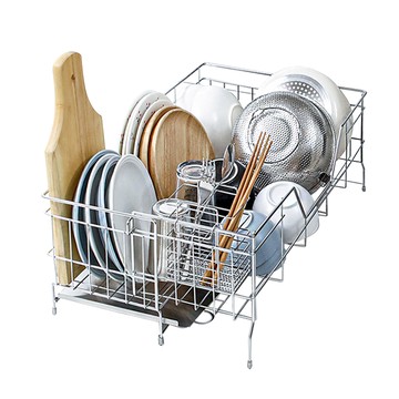 【慢慢家居】304不鏽鋼-廚房水槽可伸縮瀝水籃304不鏽鋼瀝水籃