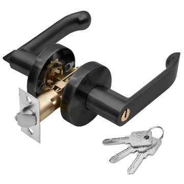 CK6 靜音簡約水平門鎖 適用多種門型  簡易安裝