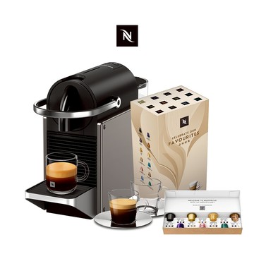 【Nespresso】膠囊咖啡機 Pixie (三色任選) &品味經典探索禮盒120顆(贈品牌禮二選一)