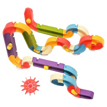 ingbaby 水道滑滑樂 洗澡玩具 簡易組裝 強力吸盤  1組