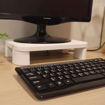 【aka】30公分迷你螢幕架(白)