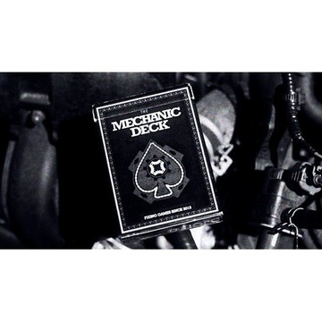 【USPCC 撲克】Mechanic  Deck  撲克牌 黑色-S102199385