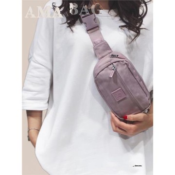 ins超火胸包便攜運動休閑手機包男女休閑洋氣尼龍布簡約百搭腰包