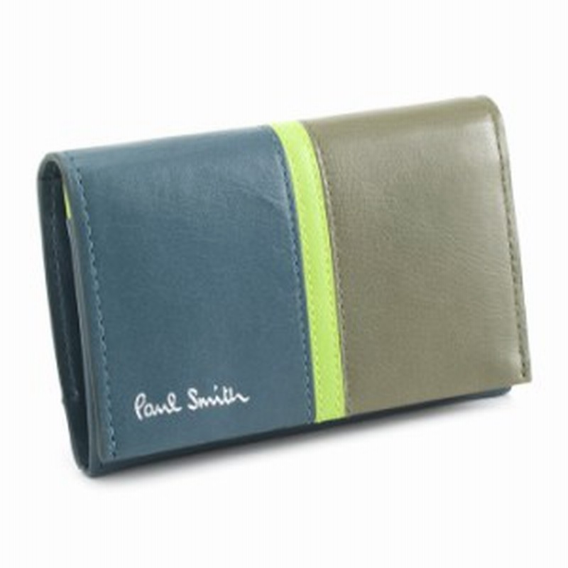 ポールスミス 名刺入れ カードケース カーキ Paul Smith Psc033 54 メンズ 紳士 通販 Lineポイント最大1 0 Get Lineショッピング