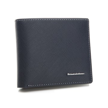 金安德森 引領風潮 橫式基本對開短夾-紳藍