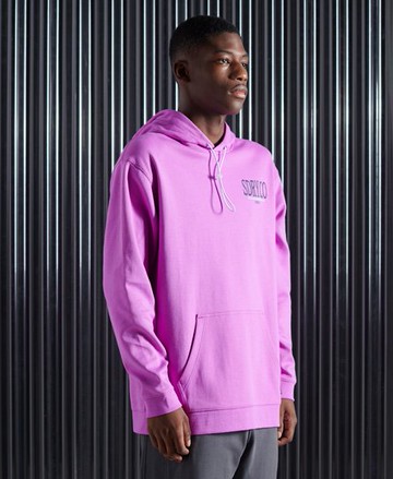 Superdry Men's Men's Yacht Prep Hoodie Purple / Fluro Purple - Size: S