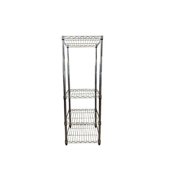 我塑我形 45 X 45 X 135 cm MIT四層收納式鐵力士架 波浪架 鐵架 置物架 展示架