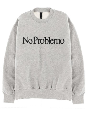 no problemo sweatshirt with logo