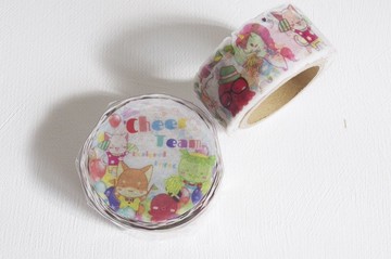 EGG拉拉隊花邊軋型紙膠帶