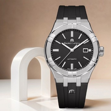 Maurice Lacroix 艾美錶 AIKON 日期機械錶 1212購物節 送禮推薦-42mm AI6008-SS000-330-2