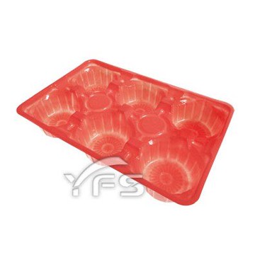 六杯架-粉紅 (置杯架/塑膠杯架/塑膠杯座/防倒杯架)【裕發興包裝】YY2008