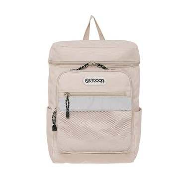 【OUTDOOR】風格前線方型後背包-淺灰色 OD153338LG