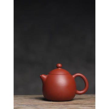 宜興吳建強原礦朱泥龍蛋壺茶壺普洱網孔茶具家用入門沖茶小號大號