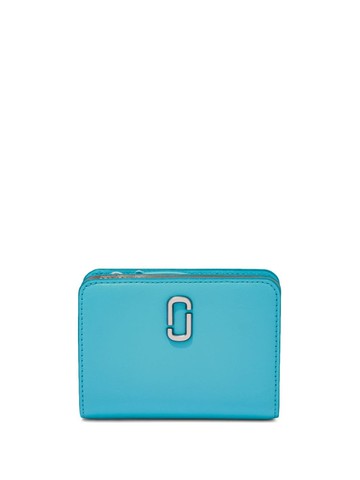 Marc Jacobs - mini The Compact wallet - women - Leather/Polyurethane - One Size - Blue