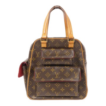 【二手名牌BRAND OFF】LOUIS VUITTON LV 路易威登 棕色 原花 帆布 Excentri-Cite 手提包 M51161
