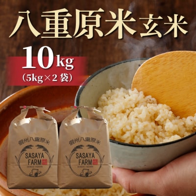 八重原米 玄米 10kg (5kg×2袋)