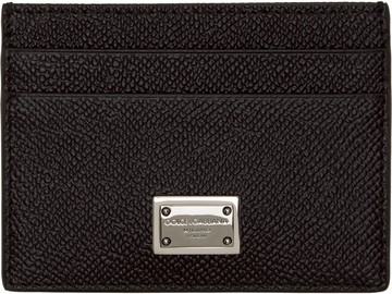 Dolce & Gabbana 黑色 Dauphine Calfskin 卡包