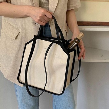 韓國 The Ally | MOND BAG (附小袋)| 中 | 黑色 | 手袋 單肩包