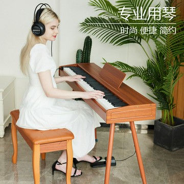 電鋼琴便攜幼師批發88鍵家用兒童初學智能數碼電子鋼琴外銷亞馬遜