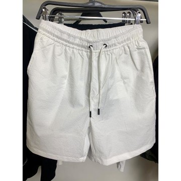 柜319！24夏季新品 男裝寬松彈力泡泡紗打褶休閑短褲男 ZA7380568