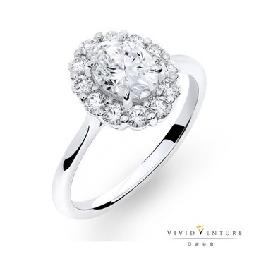亞帝芬奇 GIA 1克拉 DVS2 鉑金台 鑽石 戒指 如夢之徑