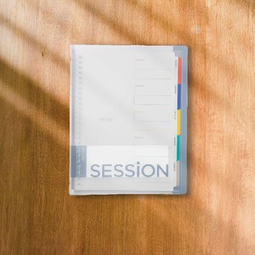 【Maruman】 SESSION 26孔夾B5/透明 (原廠正貨)