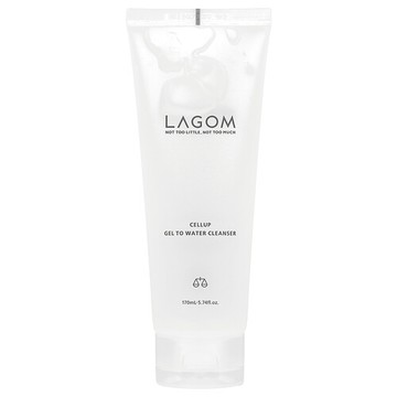 LAGOM, Cellup 凝膠潔面乳，5.74 液量盎司（170 毫升）