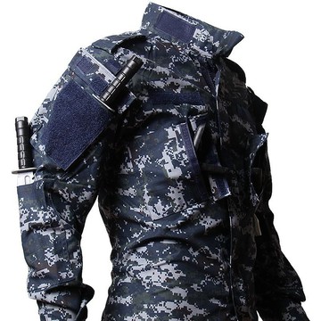 迷彩服🌈  軍訓服作戰鬥服體能訓練服迷彩服套裝男春秋季耐磨工裝勞保工作服