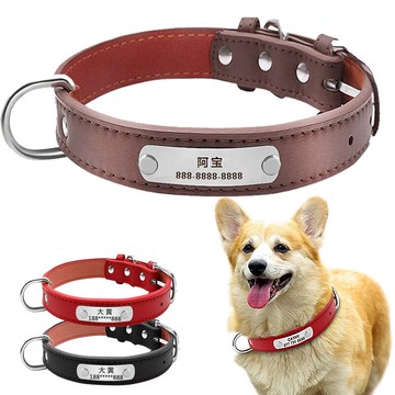 刻字項圈狗牌定做身份牌定制貓牌狗狗小型犬柯基泰迪比熊鈴鐺脖圈