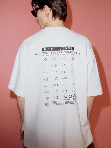 Alphabet Chart T-Shirt [WHITE]