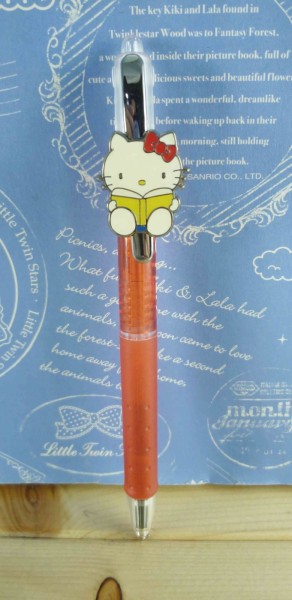 【震撼精品百貨】Hello Kitty 凱蒂貓~KITTY原子筆-手冊專用-看書圖案